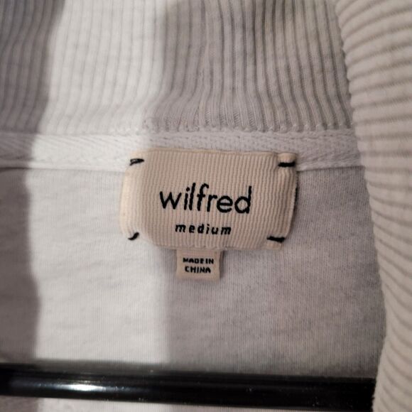 Wilfred Aritzia Open Front Cardigan Womens Medium Diderot Cocoon Heathered Gray - Picture 3 of 8